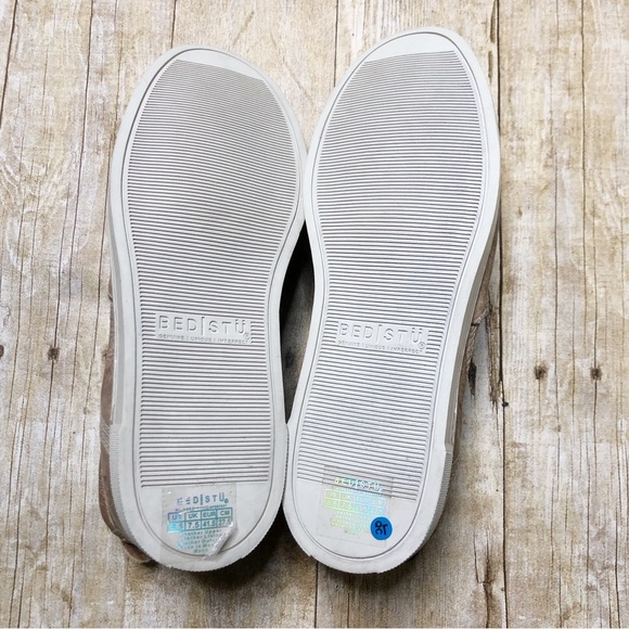 Bed Stu Men’s Carp Slip-on Loafer In Oats Leather - Picture 6 of 12